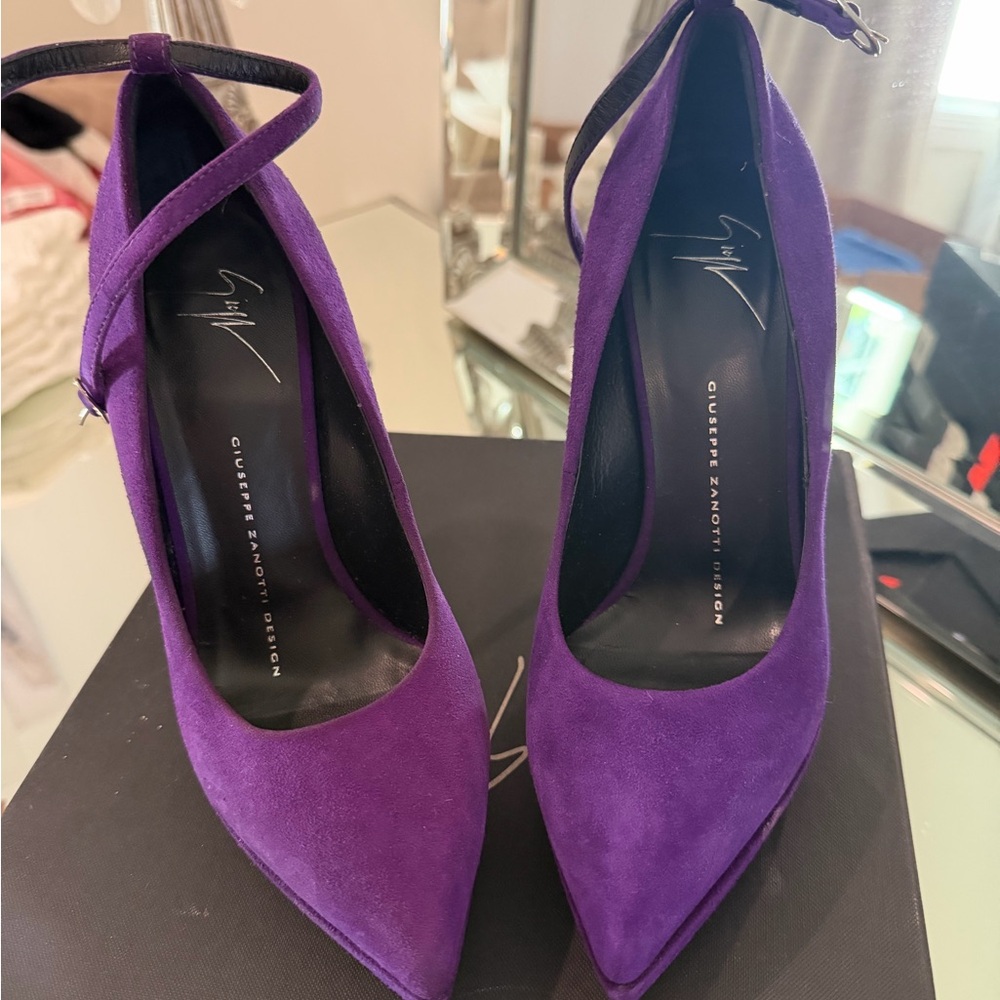 Giuseppe Zanotti Vibrant Purple Heels